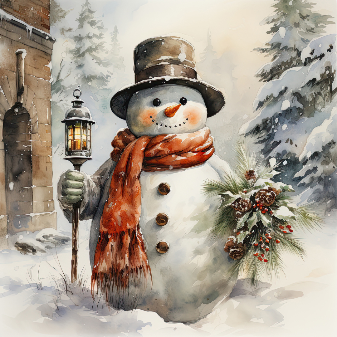 Decorated Snowman Sugar Cookies - Hobby Hill Farm