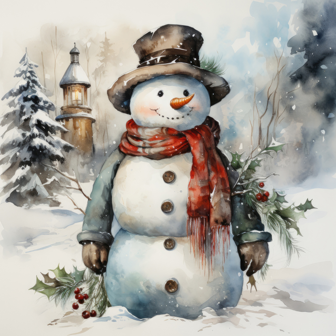 Decorated Snowman Sugar Cookies - Hobby Hill Farm