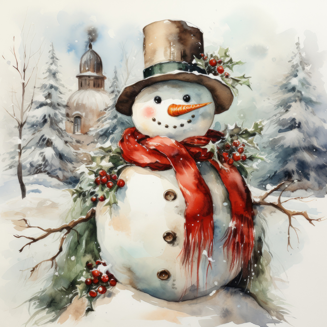 Decorated Snowman Sugar Cookies - Hobby Hill Farm