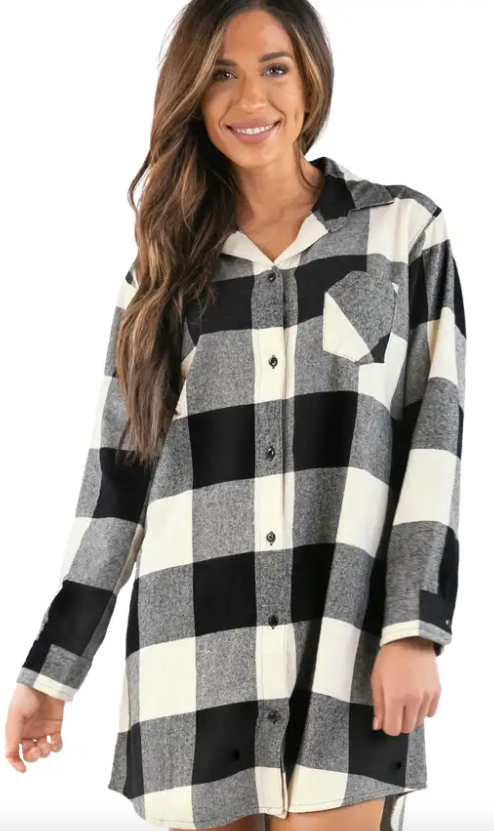 Truck Plaid Nightshirt - Hobby Hill Farm