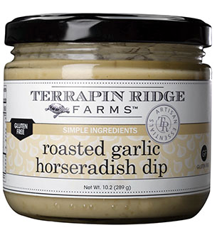 Roasted Garlic Horseradish Dip - Hobby Hill Farm