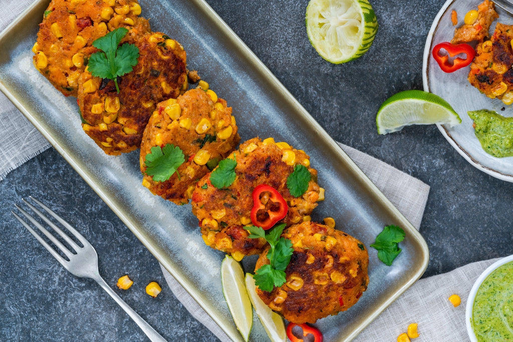 Sourdough Summer Corn Fritters