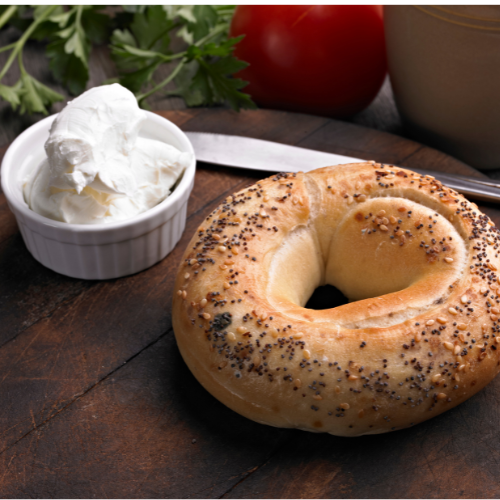 Bagel and Cream Cheese Delight - Hobby Hill Farm