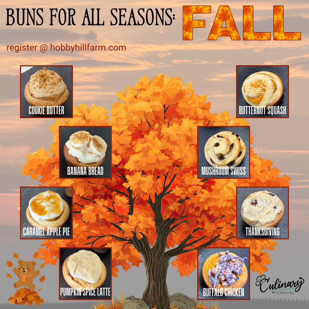 Buns for all seasons - Fall - Culinary by Hobby Hill