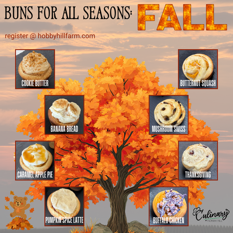 Buns for all seasons - Fall - Culinary by Hobby Hill