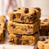 Stacked Chickpea Blondies