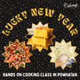 Lucky New Year hands-on cooking class at Culinary by Hobby Hill in Powhatan, VA with black eyed peas, cornbread, and creamed cabbage