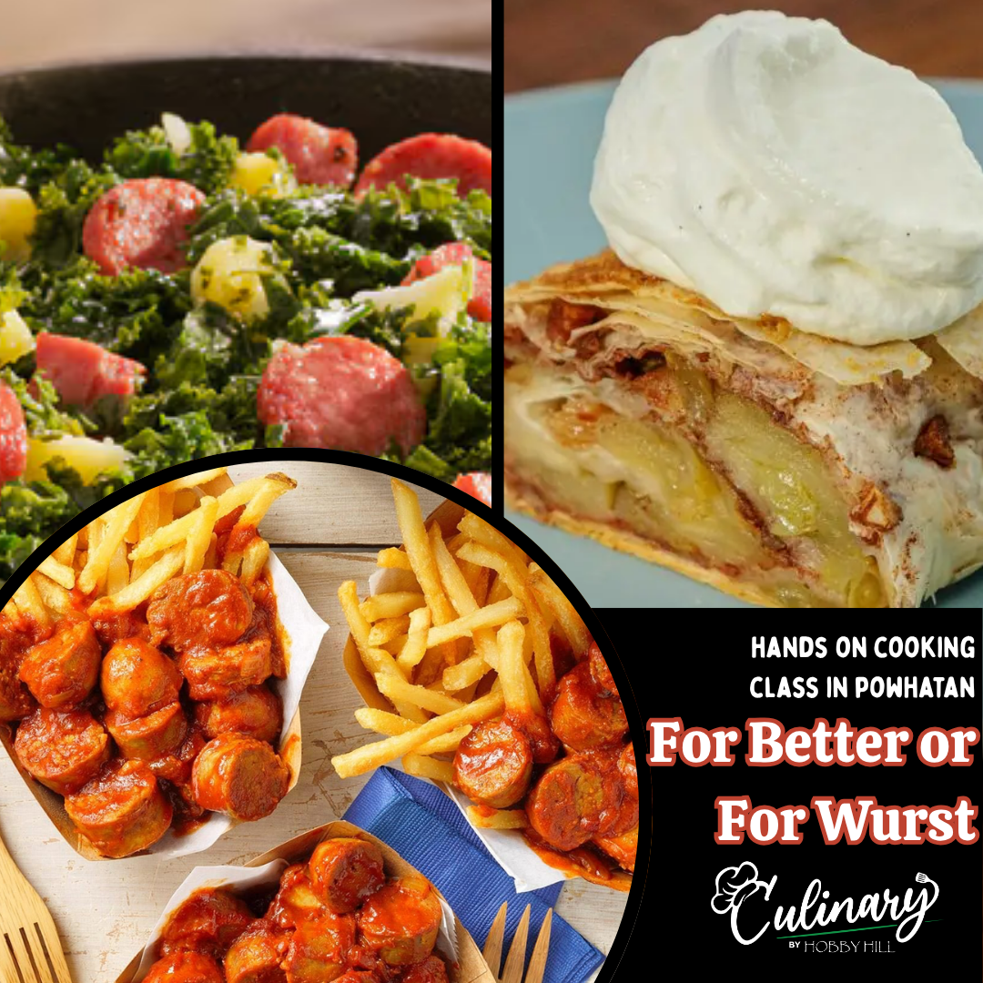For Better or For Wurst — German dinner cooking class