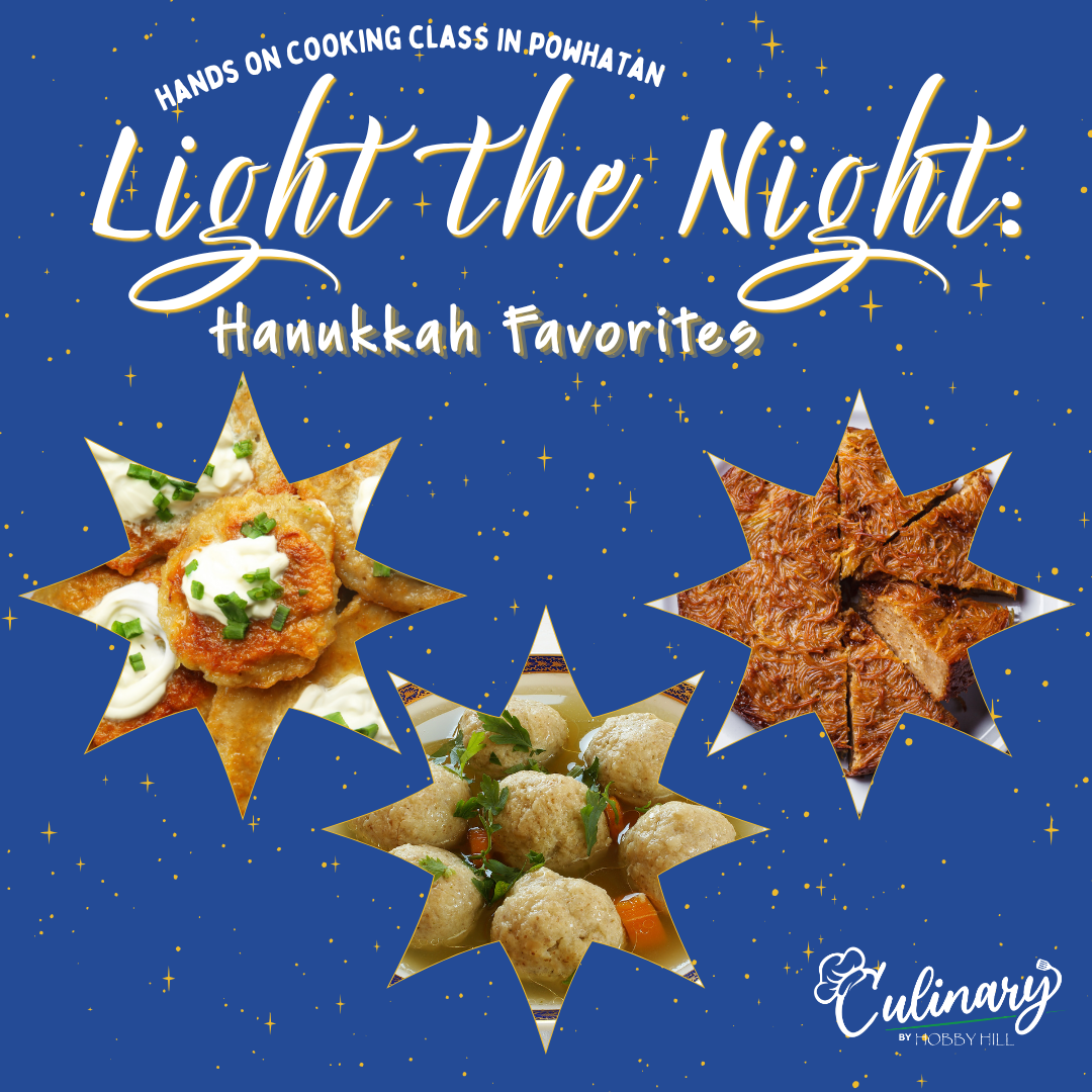 Light the Night: Hanukkah Favorites Cooking Class - Hobby Hill Farm