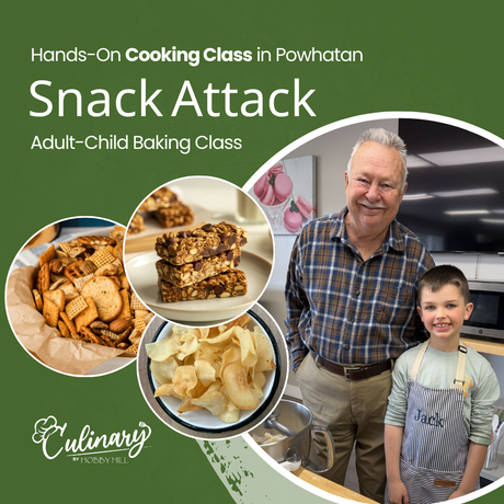 Snack Attack Adult-Child Baking Class - Hobby Hill Farm