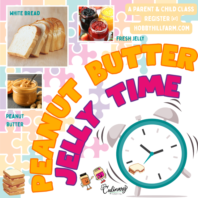 Peanut Butter & Jelly Time: Adult-Child Combo - Hobby Hill Farm