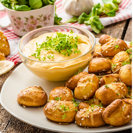 Gluten Free Sourdough Pretzels & Beer Cheese - Hobby Hill Farm