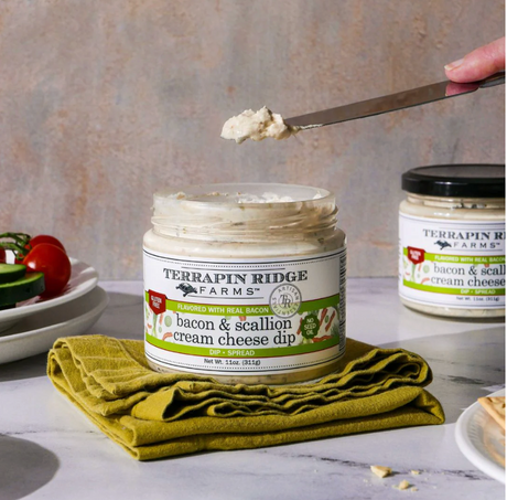 Bacon & Scallion Cream Cheese Dip - Hobby Hill Farm