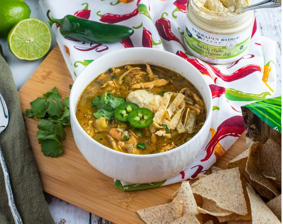Hatch Chile Cream Cheese Dip - Hobby Hill Farm