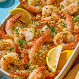 Shrimp Oreganata recipe card - Culinary by Hobby Hill