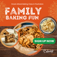 Snack Attack Adult-Child Baking Class - Hobby Hill Farm
