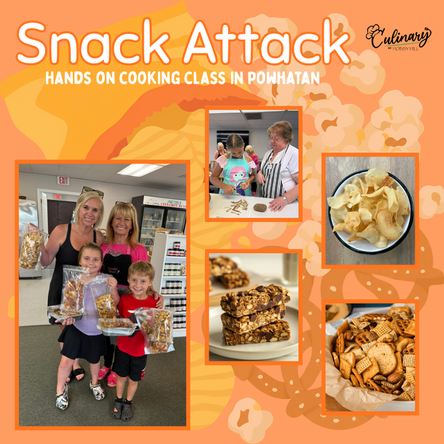 Snack Attack Adult-Child Baking Class - Hobby Hill Farm