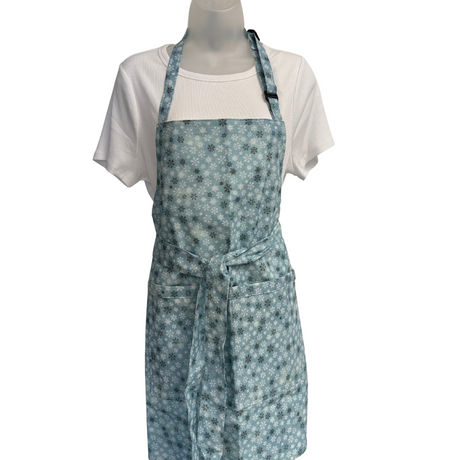 Apron - Snowflake Blue - Hobby Hill Farm