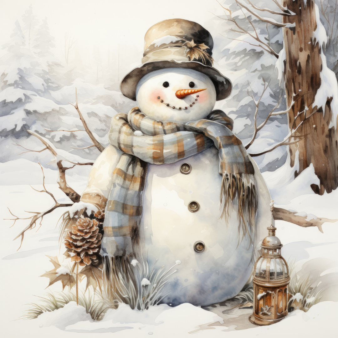 Decorated Snowman Sugar Cookies - Hobby Hill Farm