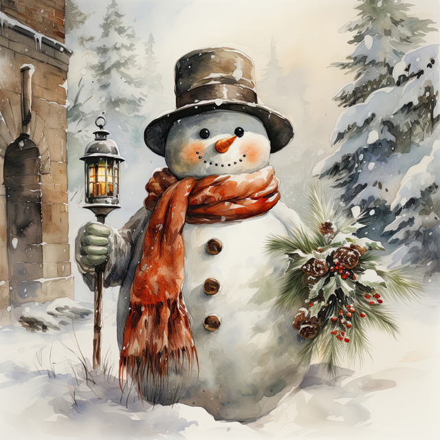 Decorated Snowman Sugar Cookies - Hobby Hill Farm