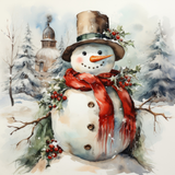 Decorated Snowman Sugar Cookies - Hobby Hill Farm