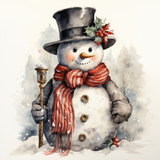 Decorated Snowman Sugar Cookies - Hobby Hill Farm