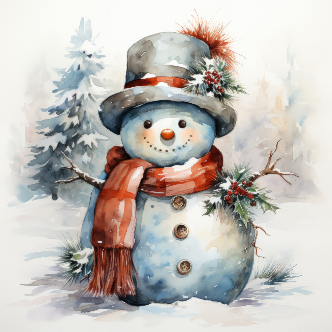 Decorated Snowman Sugar Cookies - Hobby Hill Farm