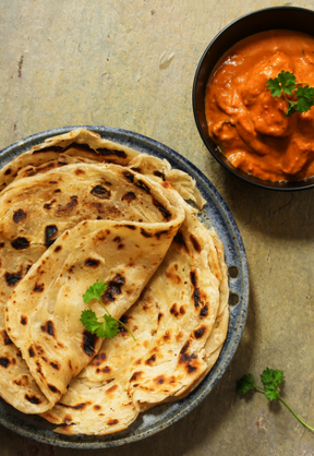 Paneer Butter Chicken Masala & Naan - Hobby Hill Farm