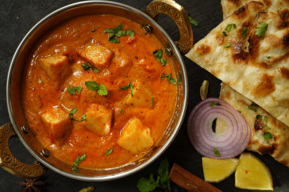 Paneer Butter Chicken Masala & Naan - Hobby Hill Farm