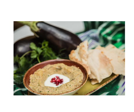 Feta Za'atar Flatbread & Charred Eggplant Dip - Hobby Hill Farm