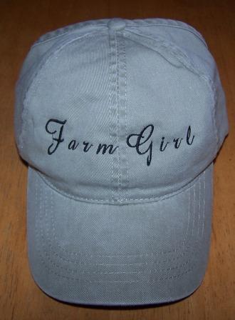 Farm Girl Embroidered Ball Cap - Hobby Hill Farm