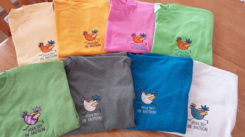 Poultry in Motion - T-Shirt - Hobby Hill Farm