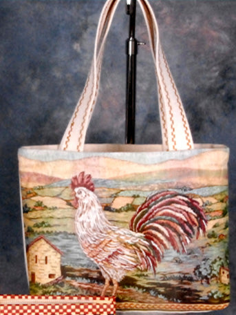 Rooster - Natural Canvas - Hobby Hill Farm