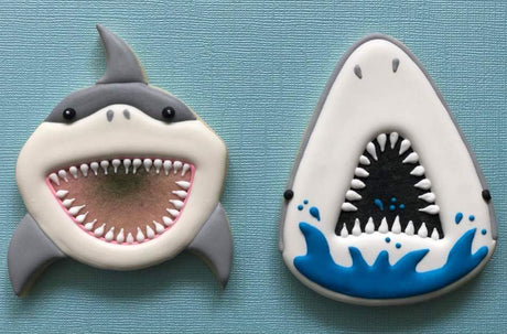 Shark Week Sugar Cookies - Hobby Hill Farm