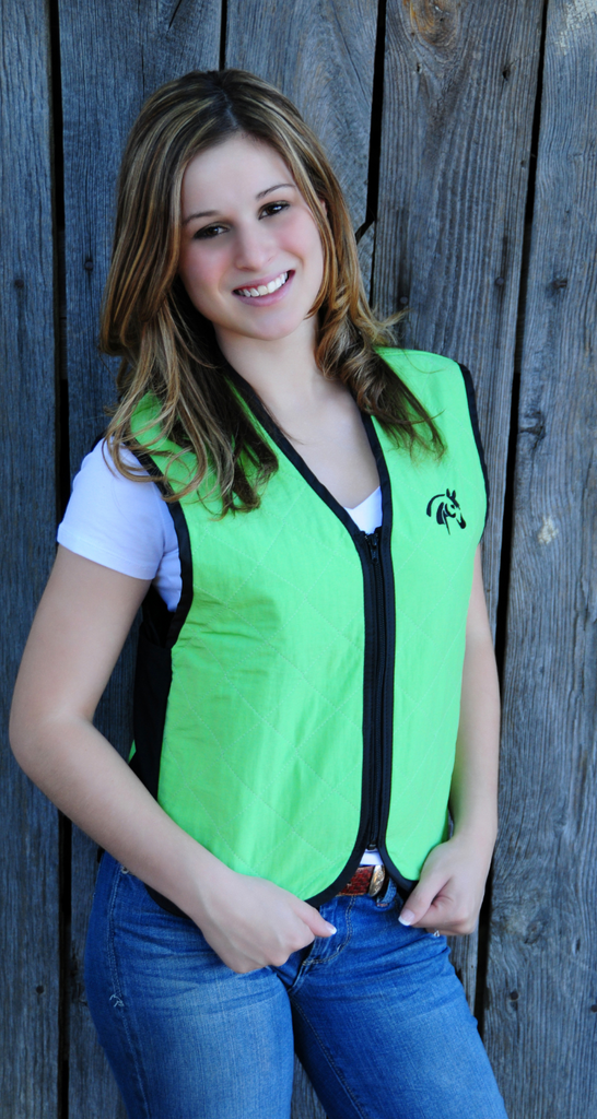 Zip-Up Activewear Cooling Vest - Hobby Hill Farm