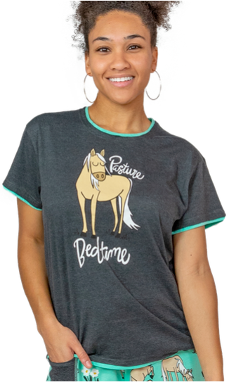 Pasture Bedtime Palomino Horse PJ Set - Hobby Hill Farm