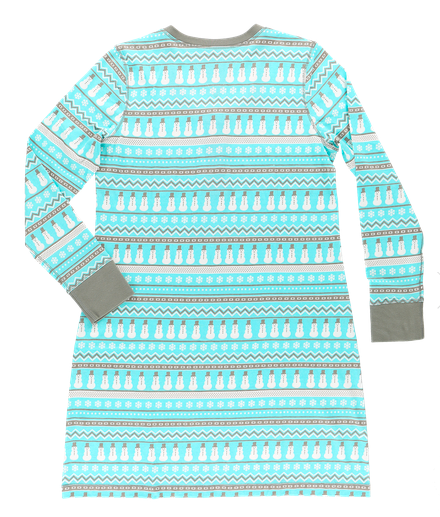 Nordic Snowman Nightshirt S/M - Hobby Hill Farm