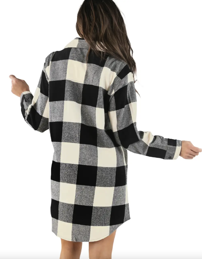 Truck Plaid Nightshirt - Hobby Hill Farm