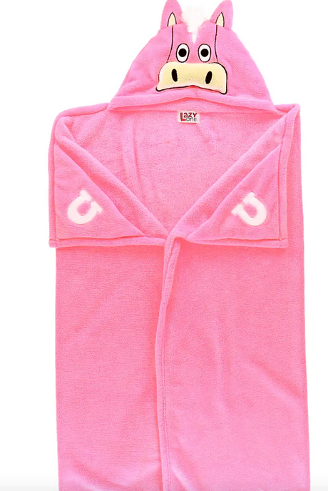 Pink Horse Critter Blanket - Hobby Hill Farm