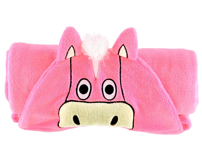 Pink Horse Critter Blanket - Hobby Hill Farm