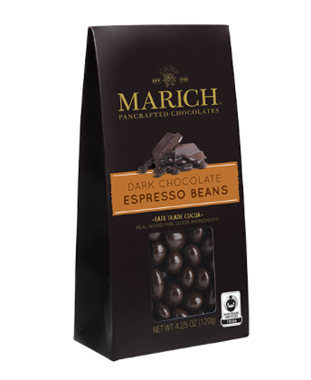 Dark Chocolate Espresso Beans, 4.25 oz. - Hobby Hill Farm