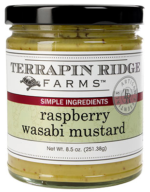 Raspberry Wasabi Dipping Mustard - Hobby Hill Farm
