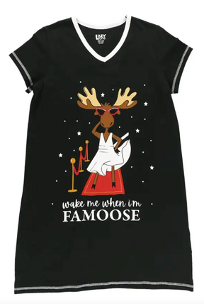 Famoose V-Neck Nightshirt - Hobby Hill Farm