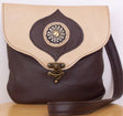 Crossbody Leather Handbag Brown with Horse Head - Hobby Hill Farm